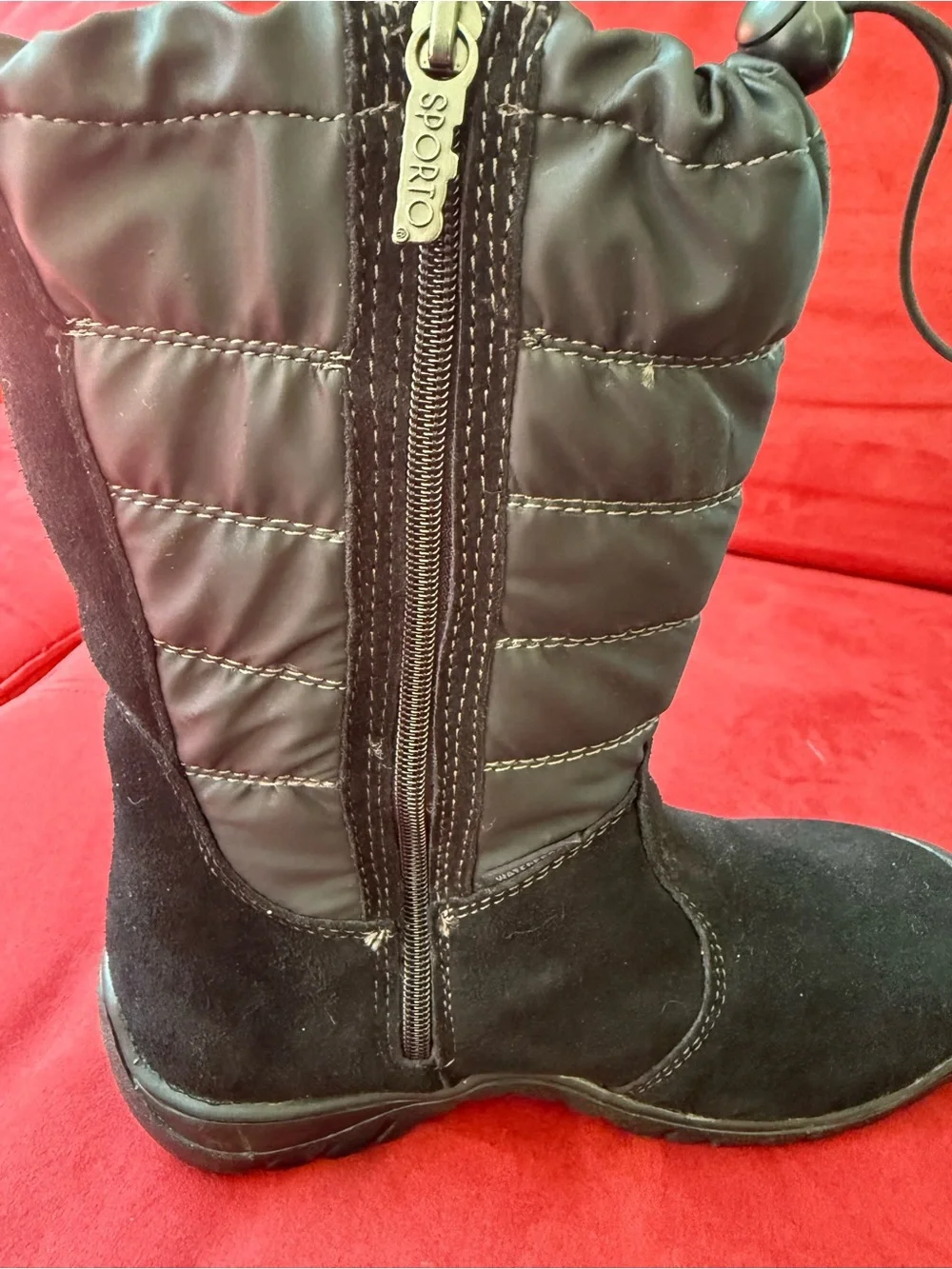 Aporto waterproof Women's Black Insulated Winter Boots